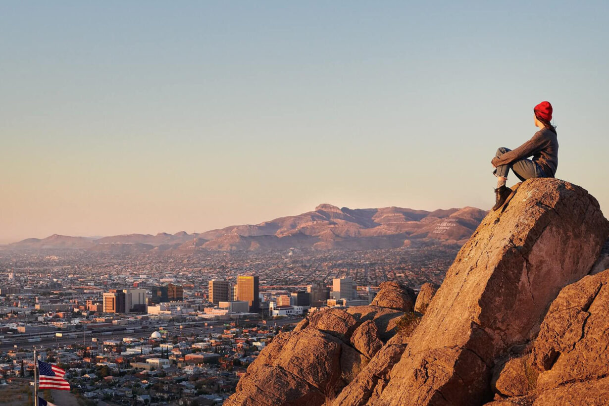 Over looking El Paso from Scenic drive